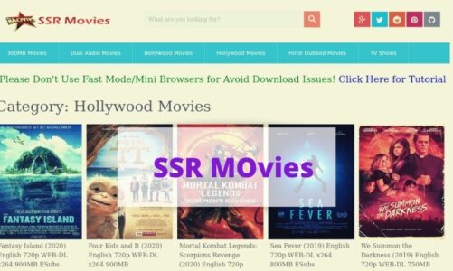 SSR Movies (2022) Download Latest Bollywood, Hollywood Movies