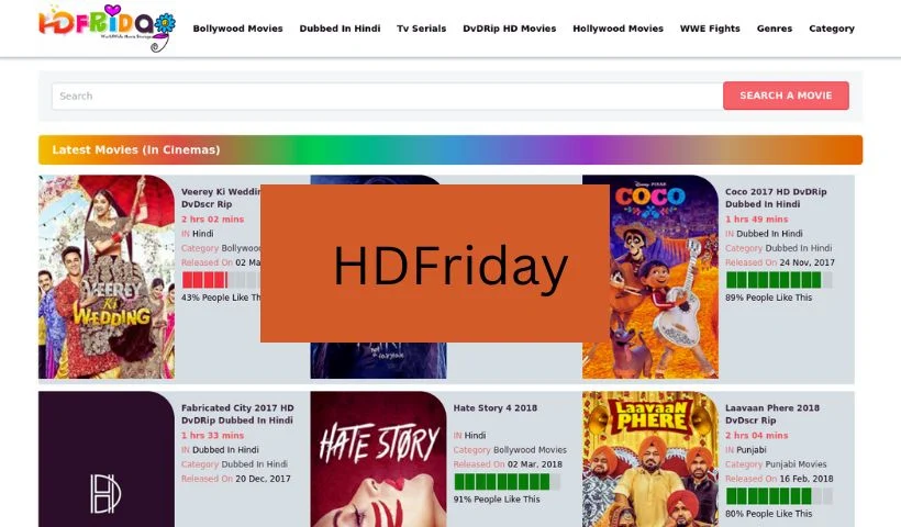HDFriday | Download Hollywood, Bollywood, Malayalam, And Punjabi Movies For Free