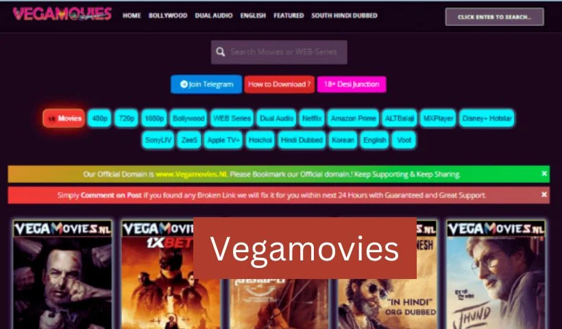 Vegamovies: Download Latest 480p, 720p And 1080p Movies